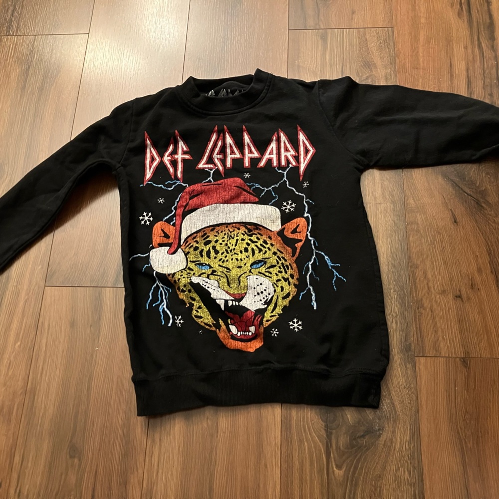 Def Leppard Christmas sweater!